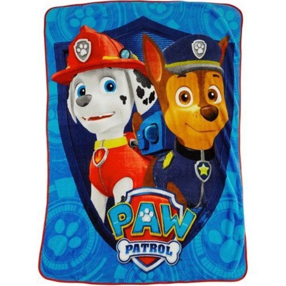 Paw Patrol Bundle Backpack Towel Blanket Chase Marshall Rubble Nickelodeon - Picture 2 of 16